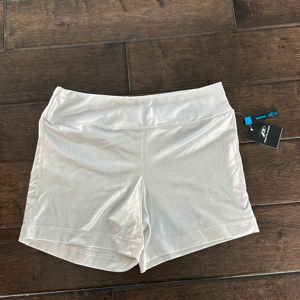 💜3/$15 Pro Player Iridescent Booty Shorts